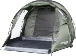 Capture Outdoor, 3-Man XXL Tent "Seikan XTR-3", Voor 3 XXL Personen, 215x400x155cm, DeLuxe Tent En Canvas, "Airflow System", … -Outdoor Kampeeruitrusting Winkel 1200x878 4