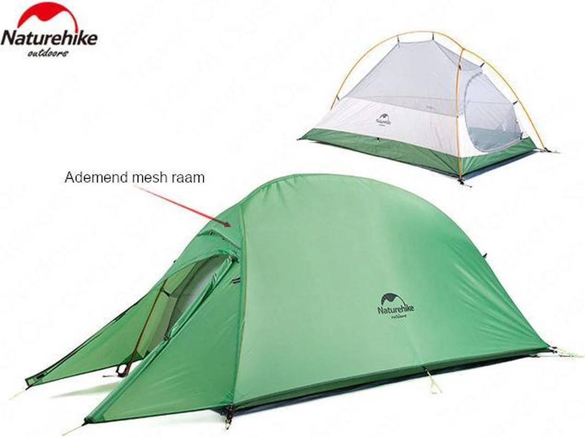 Cloud Up 1 Upgraded - Naturehike® - 1 persoons tent - Lichtgewicht tent - Incl. grondzeil - 210T 3000mm - Outdoor - Waterdicht - Hiking & Wandelen Cloud Up 1 Upgraded - Naturehike® - 1 Persoons Tent - Lichtgewicht Tent - Incl. Grondzeil - 210T 3000mm - Outdoor - Waterdicht - Hiking & Wandelen -Outdoor Kampeeruitrusting Winkel 1200x897 3