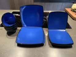 Camping Servies - 12 Delig – 100% Melamine Servies Set – Campingservies – Melamine Servies - Blue Ocean -Outdoor Kampeeruitrusting Winkel 1200x900 78