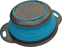 Merkloos Inklapbare Vergiet - Opvouwbaar - Groot - Blauw - Siliconen -Outdoor Kampeeruitrusting Winkel 1200x912 2