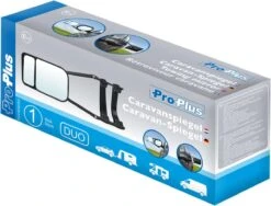 PROPLUS Pro Plus Caravanspiegel - Duo - 23 Cm - Universeel Voor Links En Rechts - Zwart -Outdoor Kampeeruitrusting Winkel 1200x914 1