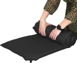 Springos Slaapmat | Zelfopblazend | 180 Cm | Inclusief Hoes | Zwart -Outdoor Kampeeruitrusting Winkel 1200x986 5