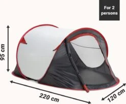 JEMIDI Tweepersoons Pop-up Tent - Opgooitent, Werptent Voor 2 Personen - Ideaal Als Festivaltent Of Kampeertent - Verschillende Kleuren -Outdoor Kampeeruitrusting Winkel 1200x994 2