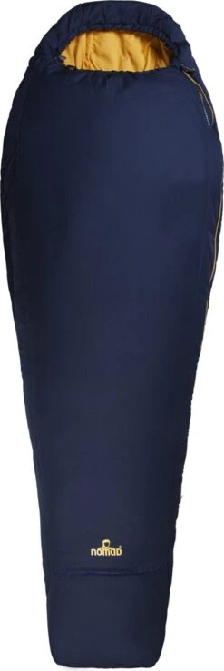 NOMAD Inca 750 - Mummy Slaapzak - 210 X 80/50 - Donkerblauw 6 NOMAD Inca 750 - Mummy Slaapzak - 210 X 80/50 - Donkerblauw -Outdoor Kampeeruitrusting Winkel 401x1200