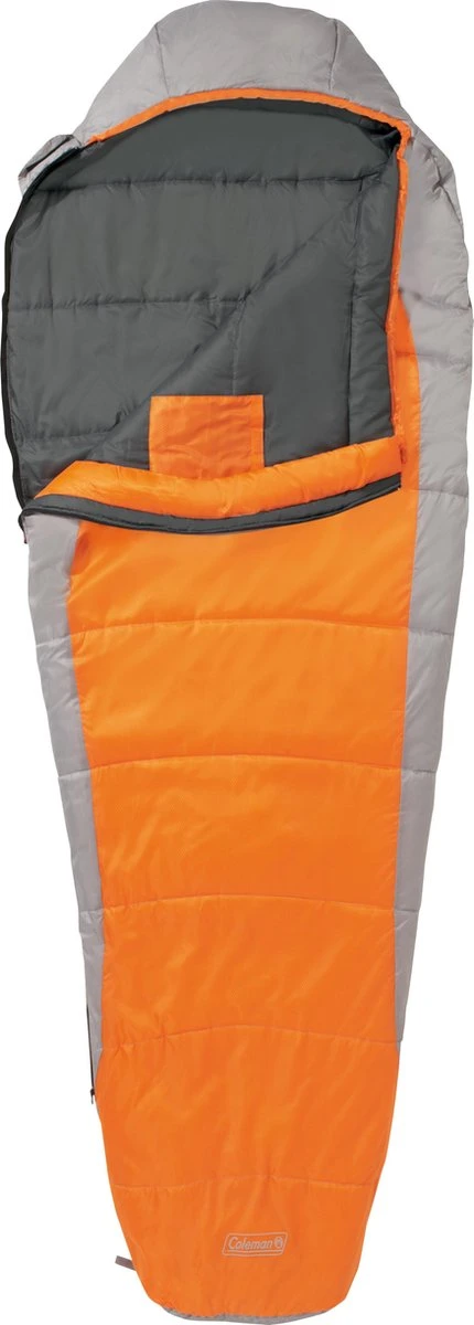 Coleman Silverton Comfort 150 Mummy Slaapzak - 223 x 81 x 55 cm - Oranje/grijs Coleman Silverton Comfort 150 Mummy Slaapzak - 223 X 81 X 55 Cm - Oranje/grijs -Outdoor Kampeeruitrusting Winkel 430x1200 1