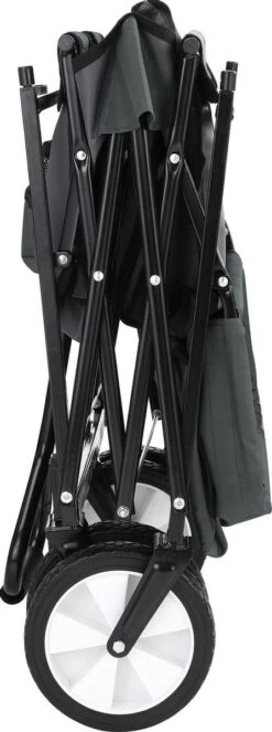 Monzana Bolderkar Opvouwbaar - 100 Liter - Met Afneembaar Dak Grijs -Outdoor Kampeeruitrusting Winkel 447x1200