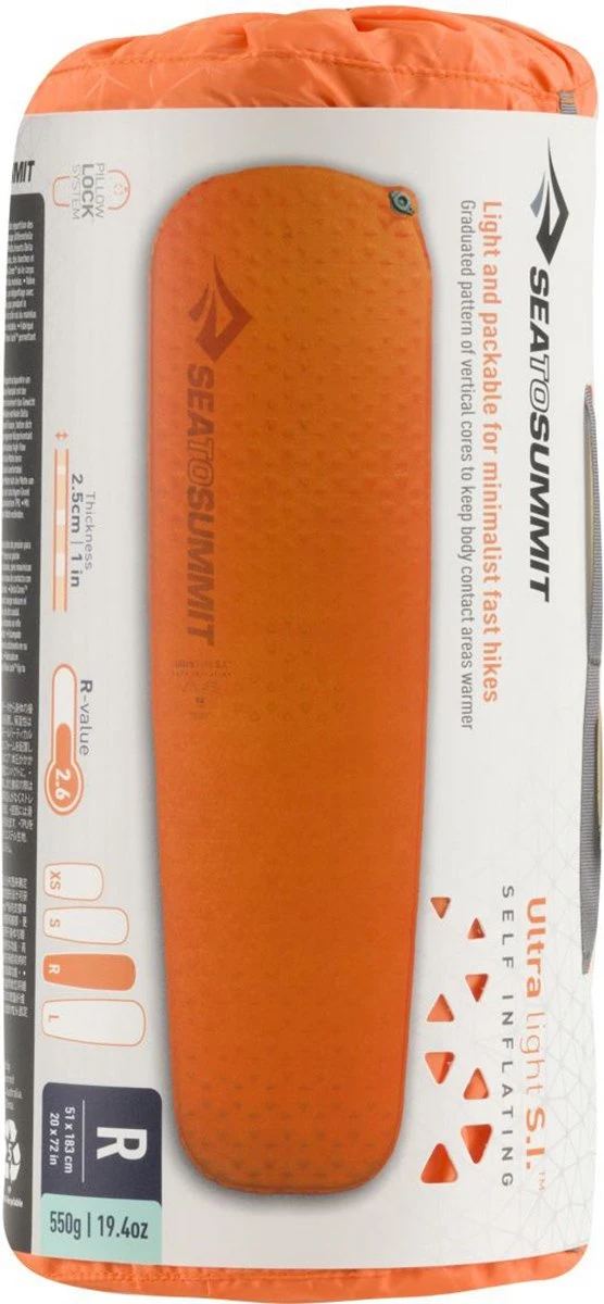 Sea to Summit UltraLight S.I. Regular - Zelf opbaasbare slaapmat - 2.5cm - 550g - Oranje Sea To Summit UltraLight S.I. Regular - Zelf Opbaasbare Slaapmat - 2.5cm - 550g - Oranje -Outdoor Kampeeruitrusting Winkel 556x1200 1