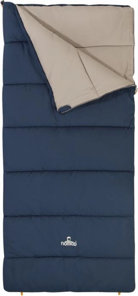 NOMAD® Brisbane Slaapzak | 205x80cm Blauw | Lichtgewicht & Kwalitatief | Dekenmodel Slaapzak | Incl Hoes NOMAD® Brisbane Slaapzak | 205x80cm Blauw | Lichtgewicht & Kwalitatief | Dekenmodel Slaapzak | Incl Hoes -Outdoor Kampeeruitrusting Winkel