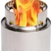Solo Stove Lite Draagbare Kooktoestel. Geen Vloeibare Brandstof Nodig. Krachtige Efficiënte Houtverbranding En Weinig Rook. Voor 1-2 Personen, 304 Roestvrijstaal, Compact ⌀ 10,8 Cm, Hoogte 14,5 Cm, 255g.