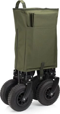 Campart Bolderkar HC-0915 - Opvouwbaar - Bolderwagen Met Stevig Harmonicaframe - Inclusief Opbergtas En Bodemplaat - Groen -Outdoor Kampeeruitrusting Winkel 631x1200