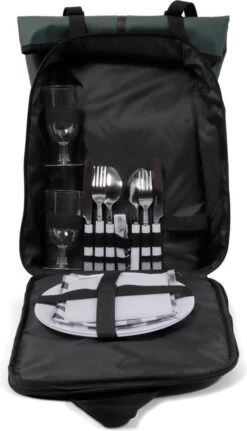 Norländer Picknick Rugtas - Koeltas - Inclusief Bestek - Groen 3 Norländer Picknick Rugtas - Koeltas - Inclusief Bestek - Groen -Outdoor Kampeeruitrusting Winkel 687x1200