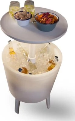 Keter Coolbar Partytafel – Lichtgevend - 49,5x49,5x57cm - Wit 3 Keter Coolbar Partytafel – Lichtgevend - 49,5x49,5x57cm - Wit -Outdoor Kampeeruitrusting Winkel 749x1200