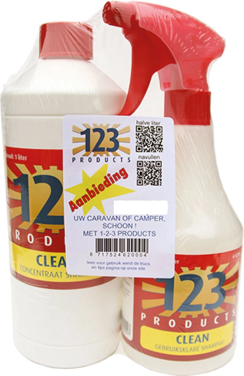 123 Clean Pakket 123 - schoonmaakmiddelen - wit 123 Clean Pakket 123 - Schoonmaakmiddelen - Wit -Outdoor Kampeeruitrusting Winkel 778x1200 5