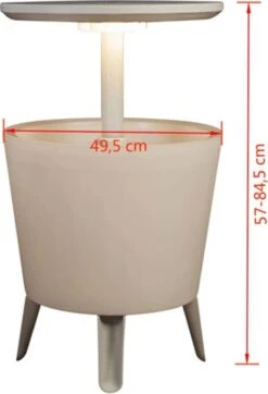Keter Coolbar Partytafel – Lichtgevend - 49,5x49,5x57cm - Wit 7 Keter Coolbar Partytafel – Lichtgevend - 49,5x49,5x57cm - Wit -Outdoor Kampeeruitrusting Winkel 818x1200 5