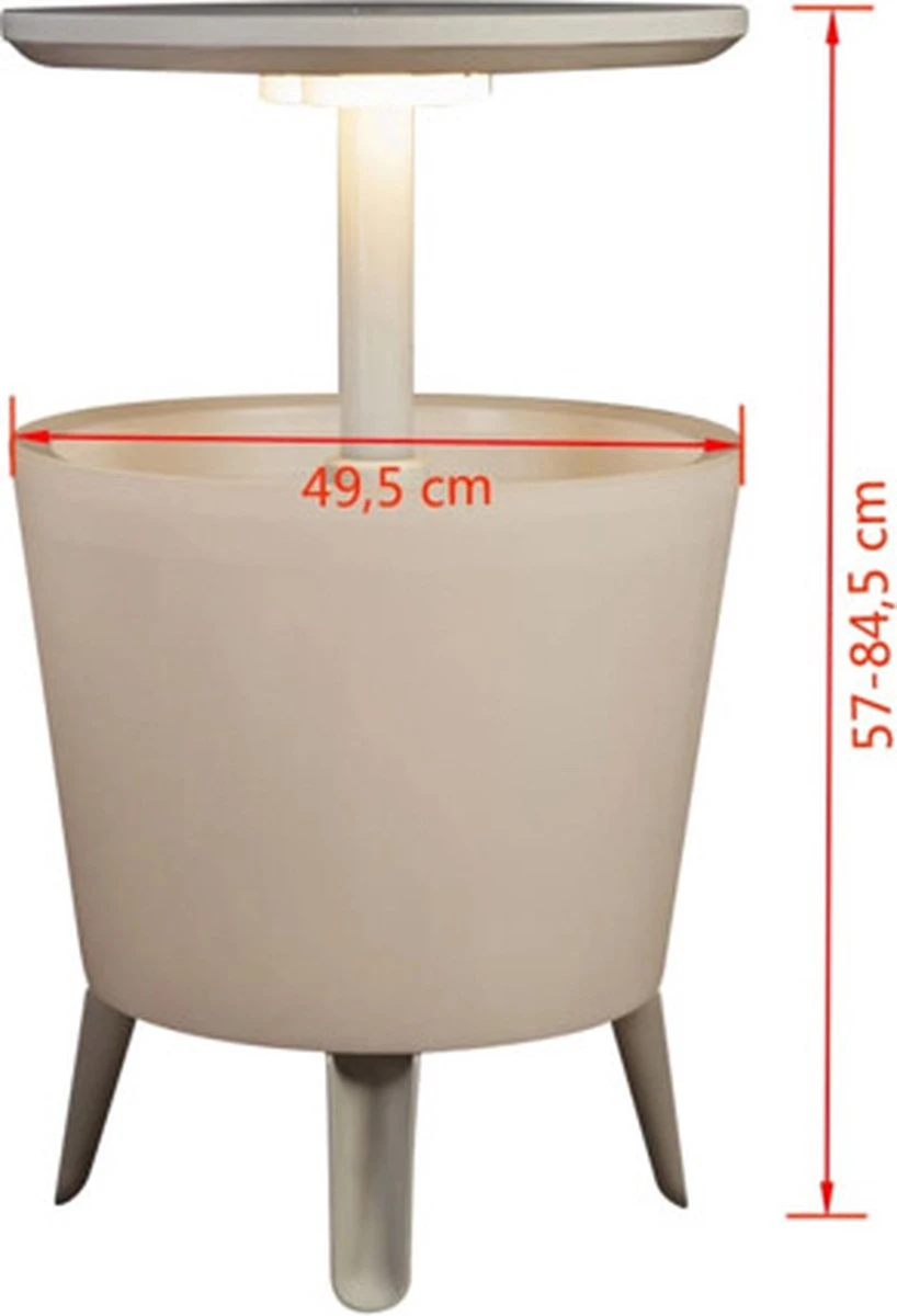 Keter Coolbar Partytafel – Lichtgevend - 49,5x49,5x57cm - Wit Keter Coolbar Partytafel – Lichtgevend - 49,5x49,5x57cm - Wit -Outdoor Kampeeruitrusting Winkel 818x1200 5
