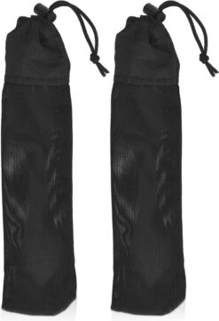 Navaris 2x Spork Titanium Campingbestek - Vork, Mes En Lepel In één - Bestek Voor Onderweg En Op Reis - Lichtgewicht - Inclusief Bewaarzakje -Outdoor Kampeeruitrusting Winkel 820x1200 1