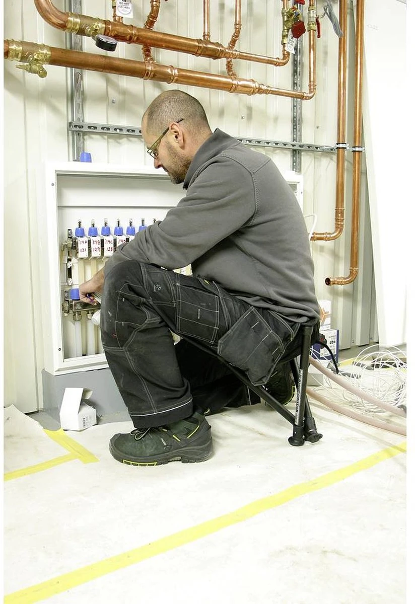 Walkstool - 3-Poots krukje - Comfort 55 cm - Verstelbaar - Zwart Walkstool - 3-Poots Krukje - Comfort 55 Cm - Verstelbaar - Zwart -Outdoor Kampeeruitrusting Winkel