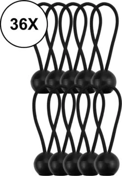 PD® - Spanelastiek - Zwart - Elastiek Koord - Spanrubbers - Elastiek Met Bal - Tentspanner - Tentelastiek - Tentspanners Met Bal - Elastiek Trampoline -Outdoor Kampeeruitrusting Winkel 830x1200 1