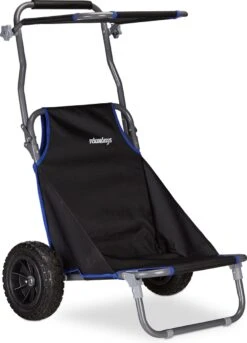 Relaxdays Strandkar Opvouwbaar - Strandstoel Met Zonnedak - Strand Stoel Op Wielen -Outdoor Kampeeruitrusting Winkel 864x1200 2