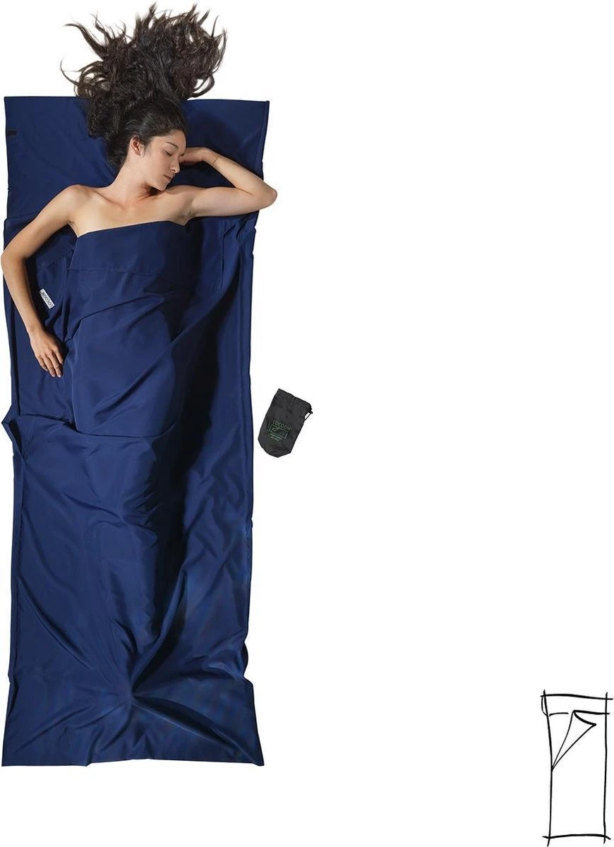 Cocoon TravelSheets 100% Egyptisch Katoen - Tuareg Cocoon TravelSheets 100% Egyptisch Katoen - Tuareg -Outdoor Kampeeruitrusting Winkel