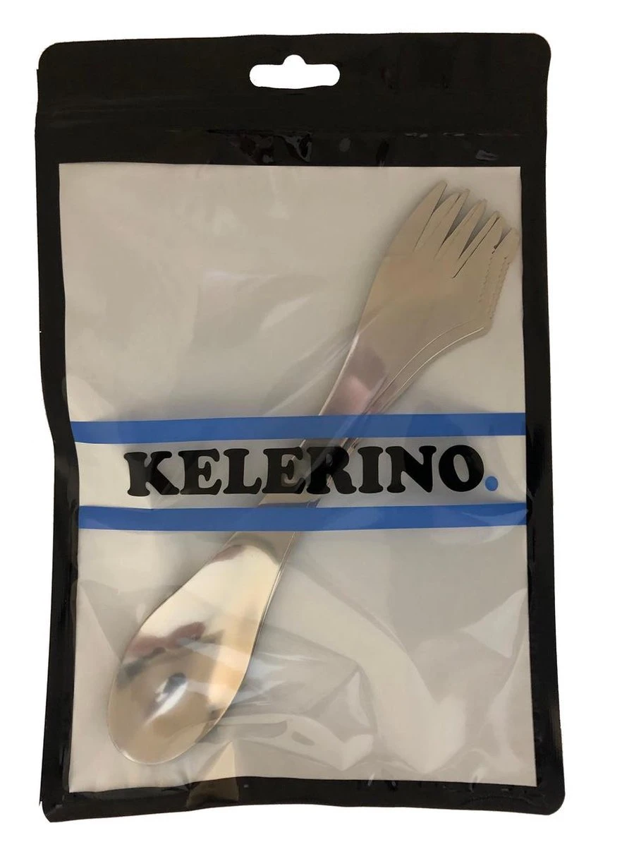 KELERINO. RVS Spork - Survival Outdoor Camping - Vork, Lepel & Mes - 3 stuks KELERINO. RVS Spork - Survival Outdoor Camping - Vork, Lepel & Mes - 3 Stuks -Outdoor Kampeeruitrusting Winkel 899x1200 5