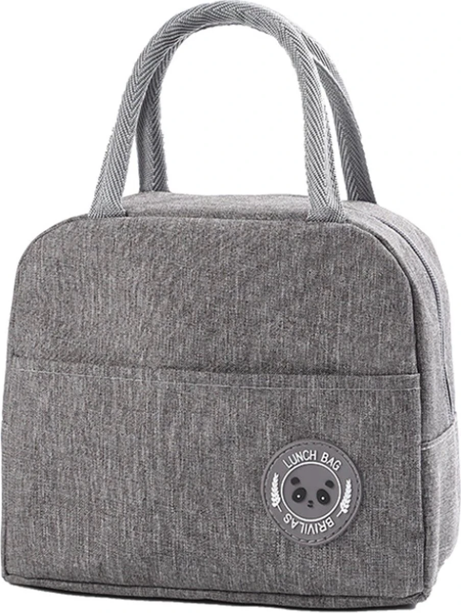 Lunch Bag - Grijs | Koeltas | Polyester / Nylon | 23x15x20 cm | Fashion Favorite Lunch Bag - Grijs | Koeltas | Polyester / Nylon | 23x15x20 Cm | Fashion Favorite -Outdoor Kampeeruitrusting Winkel 903x1200 1