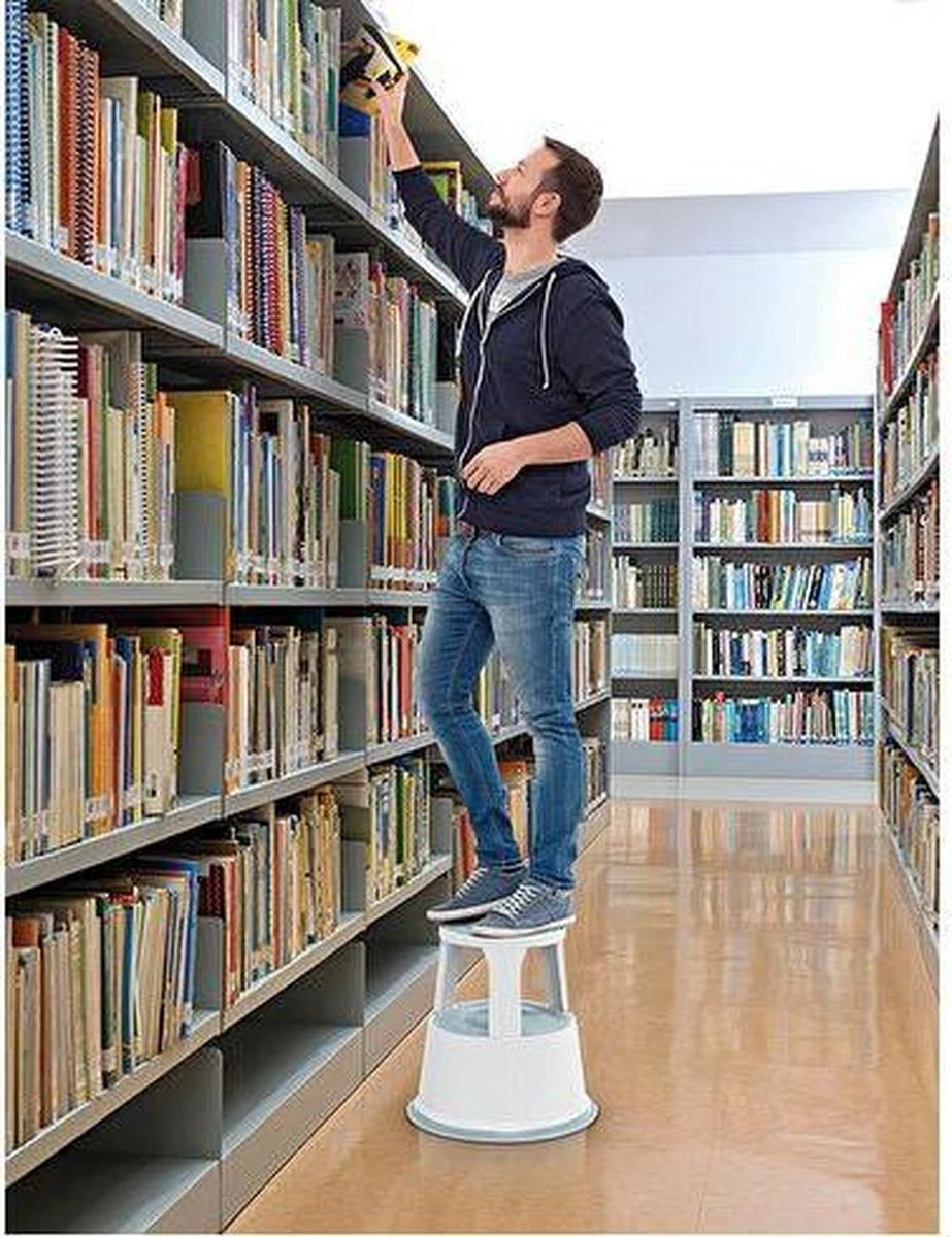 Wedo - Rollhocker, Metalen Opstapkrukje - Lichtgrijs Wedo - Rollhocker, Metalen Opstapkrukje - Lichtgrijs -Outdoor Kampeeruitrusting Winkel 923x1200 2