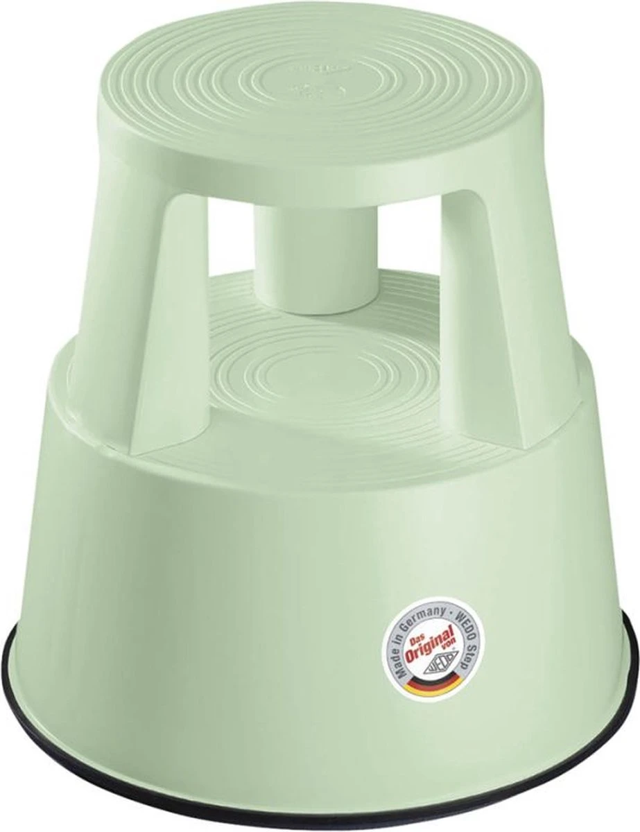 Wedo - opstapkruk met wieltjes - kunststof - mintgroen Wedo - Opstapkruk Met Wieltjes - Kunststof - Mintgroen -Outdoor Kampeeruitrusting Winkel 923x1200 3