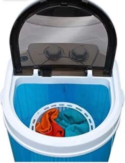 Mini-lader, Wasmachine, Met Centrifuge, Campingwasmachine Tot 3 Kg, Klein En Handig Met Draaggreep [Energieklasse B] -Outdoor Kampeeruitrusting Winkel 926x1200 6