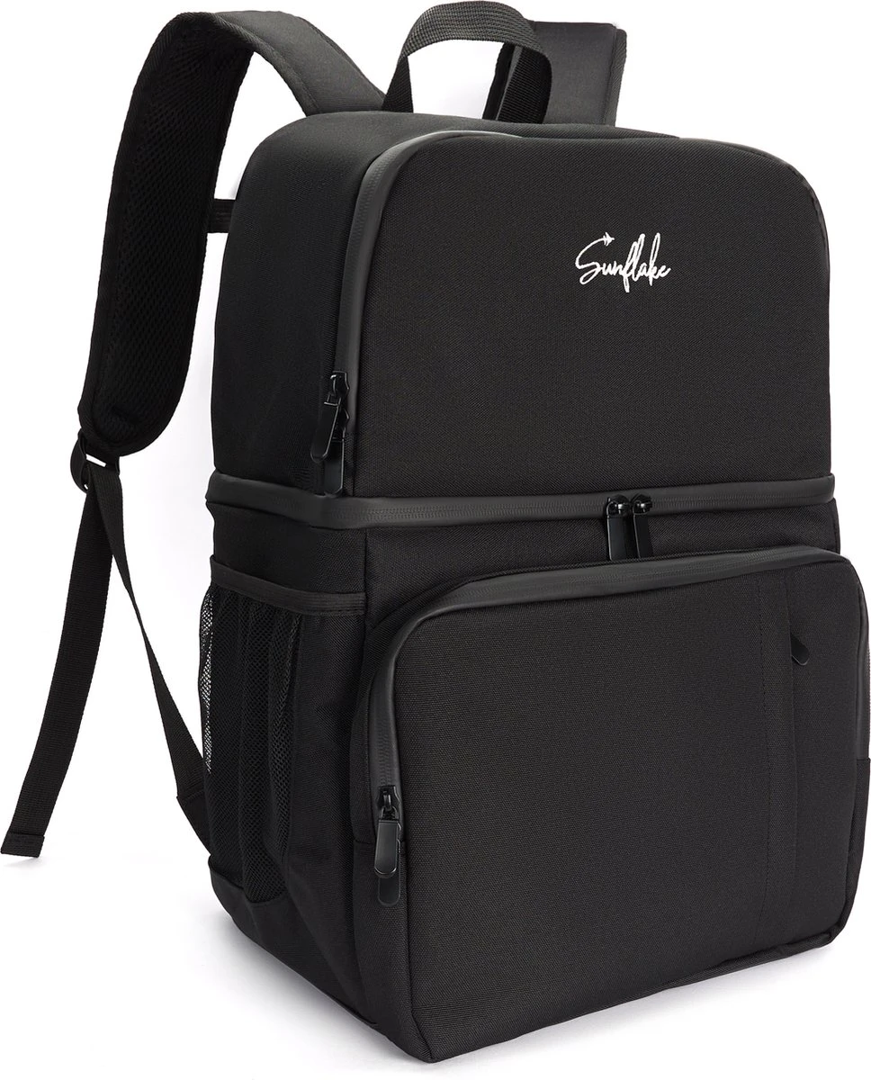 Sunflake Koeltas Rugzak (28L) - Geschikt voor 16 Blikjes - Lunchtas voor Dames en Heren - Zwart Sunflake Koeltas Rugzak (28L) - Geschikt Voor 16 Blikjes - Lunchtas Voor Dames En Heren - Zwart -Outdoor Kampeeruitrusting Winkel 968x1200 1