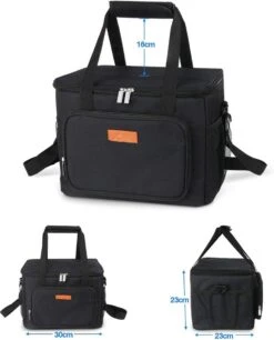 Lunchtas - Koeltas Voor Dames En Heren - Cool Bag - 4 Laags Geïsoleerde Koeltas - Kleine Cooler - Lunch Box - Lunchtas 15 Liter- Zwart 4 Lunchtas - Koeltas Voor Dames En Heren - Cool Bag - 4 Laags Geïsoleerde Koeltas - Kleine Cooler - Lunch Box - Lunchtas 15 Liter- Zwart -Outdoor Kampeeruitrusting Winkel 969x1200 3