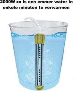 Dompelaar 2000W Incl. Thermometer & Staalspons - Reisdompelaar - Emmerdompelaar - Waterkoker - Camping - Kamperen - Outdoor -Outdoor Kampeeruitrusting Winkel 992x1200 1